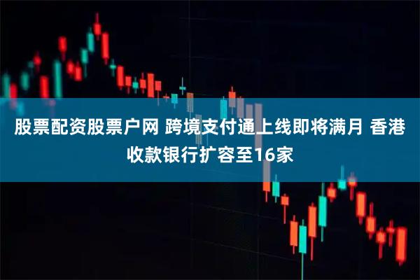 股票配资股票户网 跨境支付通上线即将满月 香港收款银行扩容至16家
